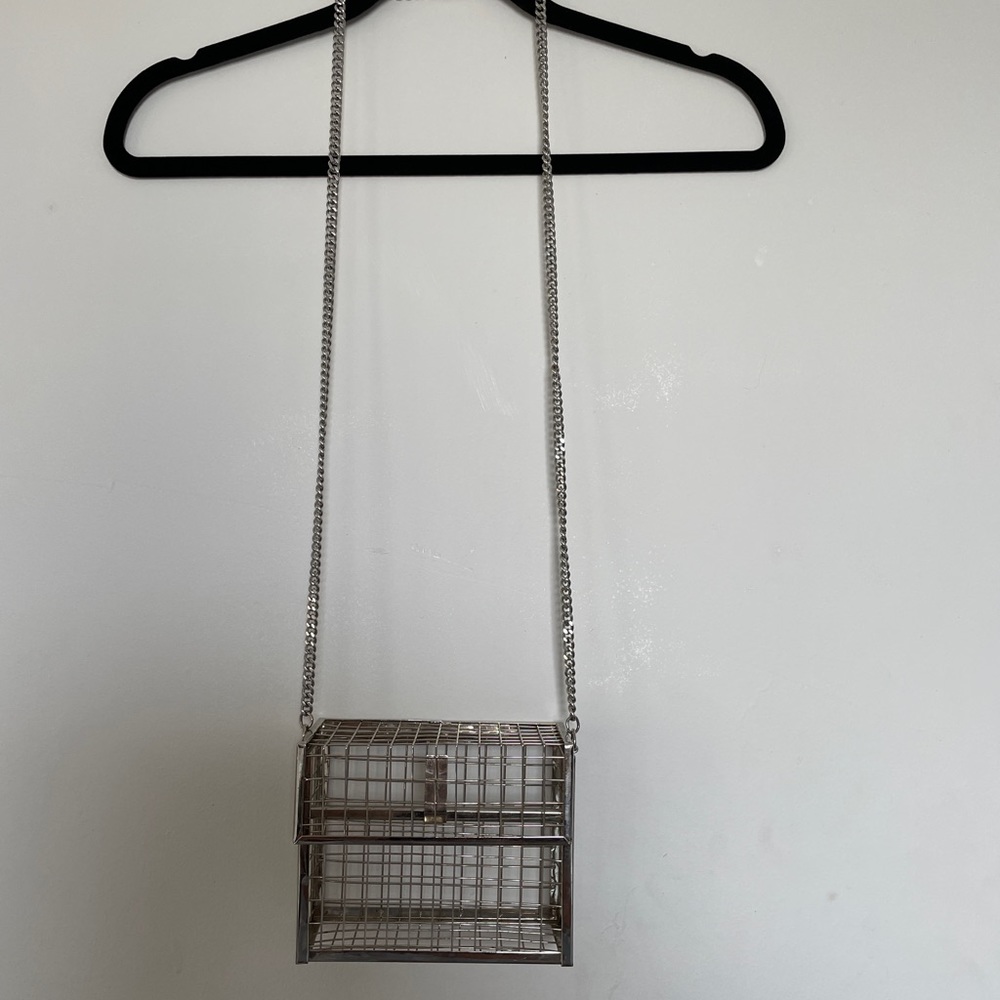 metal cage purse